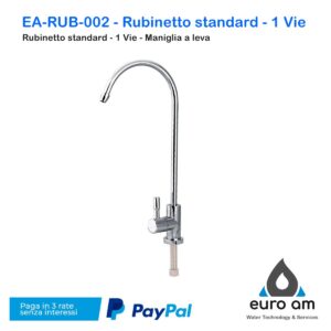 EA-RUB-002 - Rubinetto standard - 1 Vie - Maniglia a leva