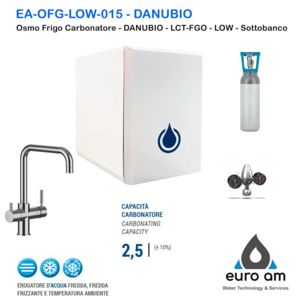 Prodotti EA-OFG-LOW-015 - Osmo Frigo Carbonatore - DANUBIO - LCT-FGO - LOW - Sottobanco